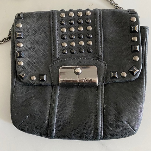 Black Coach crossbody - Picture 1 of 2